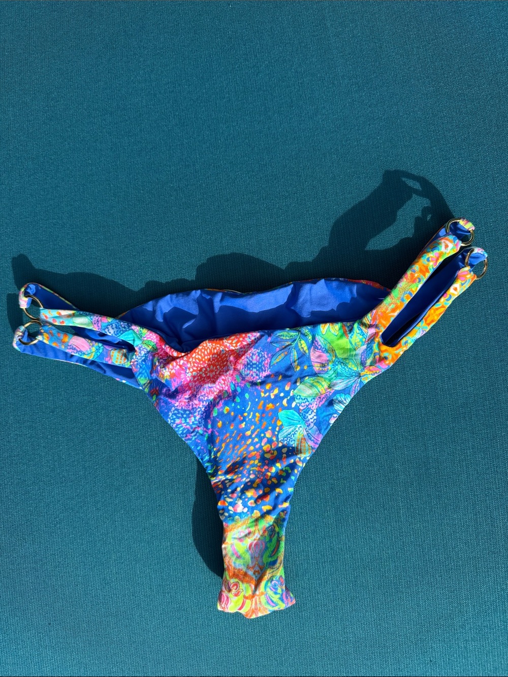 Never worn reversible  Tropical Print Bikini Bottom